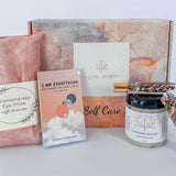 A Loyal Society Goddess Self Care Gift Box. A Loyal Society is a certified Black-Owned and Woman-Owned Gifting Company.