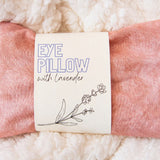 Lavender-Filled Aromatherapy Weighted Eye Pillow